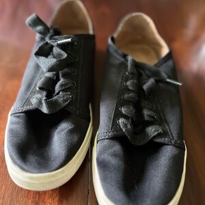 Olukai Pehuea Li Lanui Satin Sneaker, black